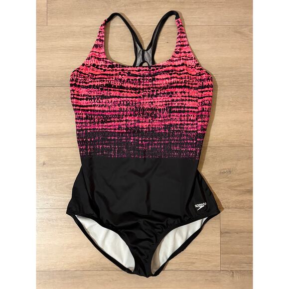 Speedo Size 16 PowerFLEX Eco Hydro Bra Swimsuit Excellent Condition - Picture 1 of 9